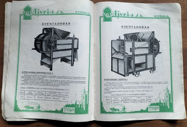 Catálogo n° 25 maquinas agrícolas Ajuria