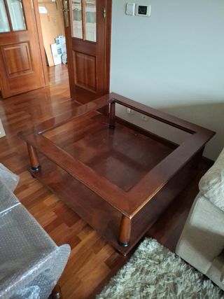Mesa madera salón 