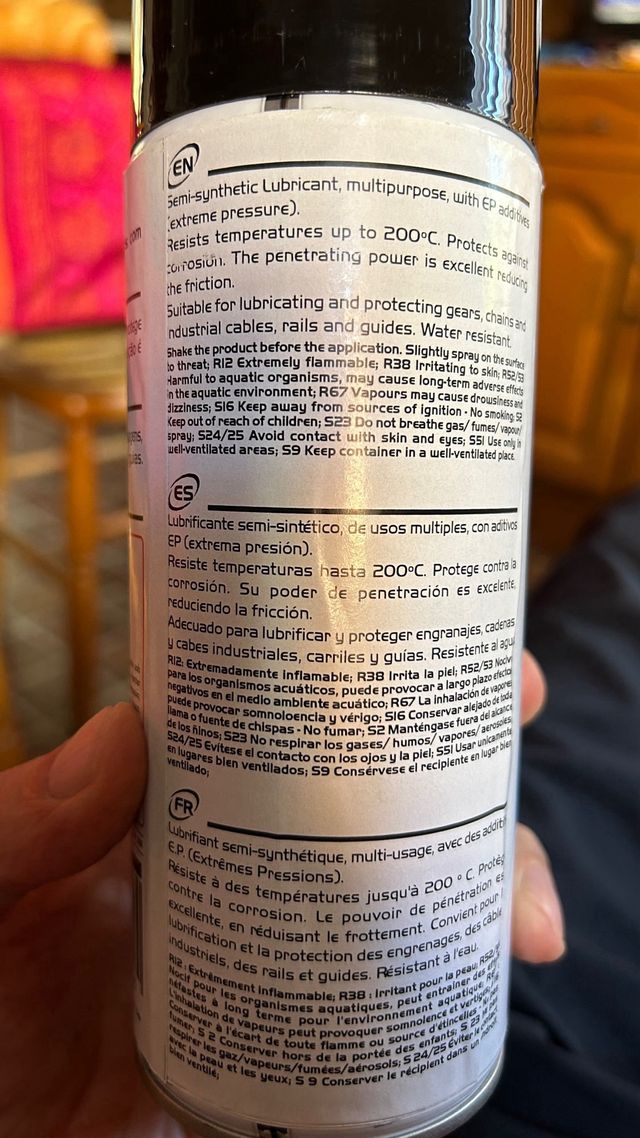 Vendo Bote Spray Lubrificante BH