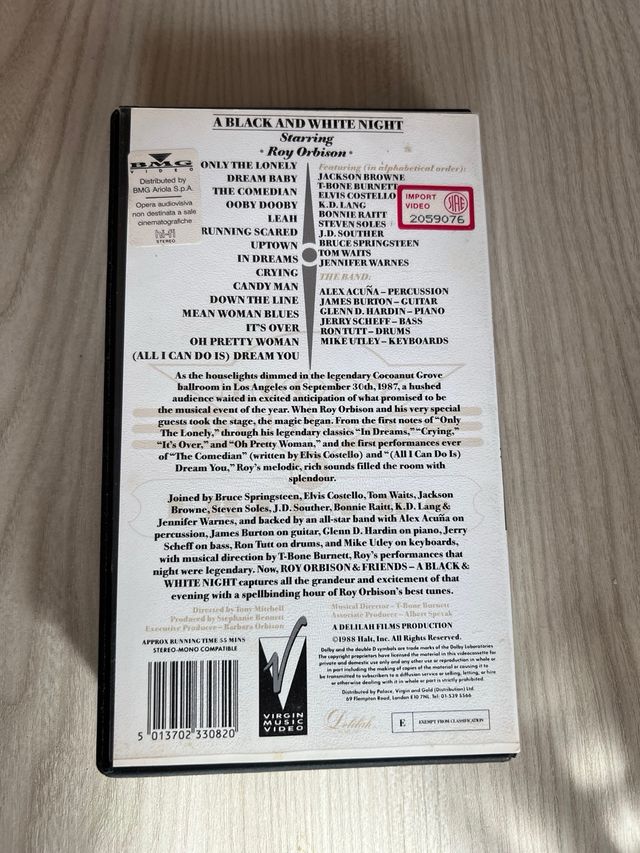 Vhs Roy Orbison & Friends