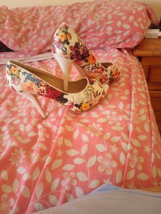 Zapatos tacón aguja plataforma 