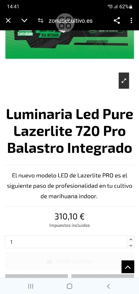 Foco de led extractor intractor