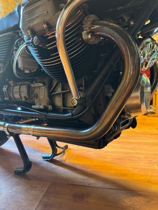 Juego de colectores de escape Mistral para Guzzi