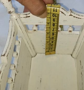 Cuna balancín muñeca,antigua, estilo Bretón