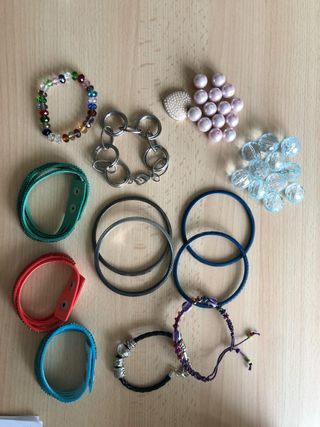 Set lotto 11 braccialetti bracciali vintage donna