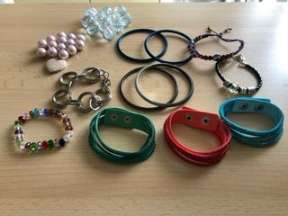 Set lotto 11 braccialetti bracciali vintage donna