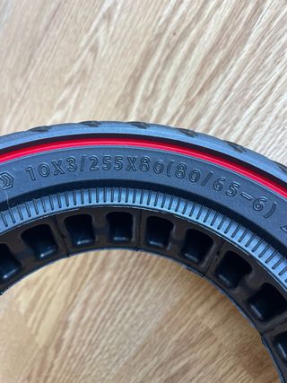 Rueda maciza para patinete 10X3.0