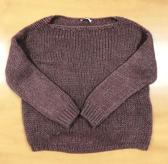 Maglione rosa antico