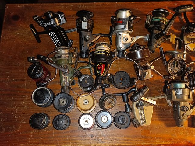 Carretes de pesca para piezas