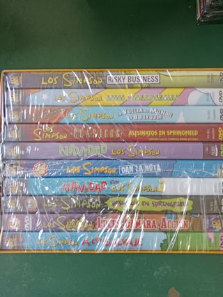 PACK SIMPSON DVD 10 PELÍCULAS - NUEVO