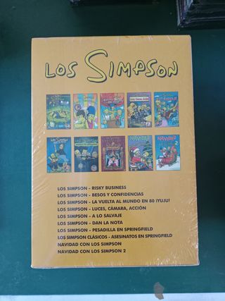 PACK SIMPSON DVD 10 PELÍCULAS - NUEVO