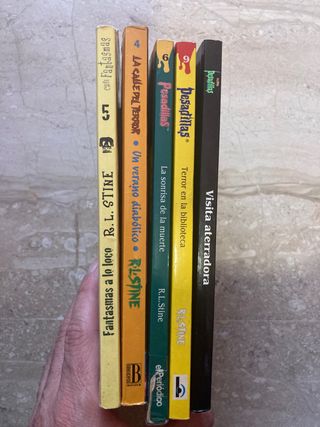 Libros R L Stine 5€/u