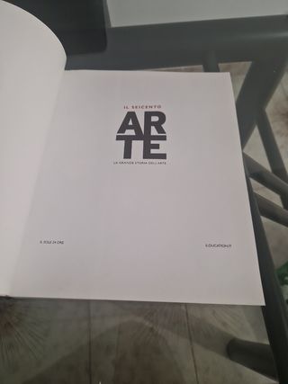 GRANDE LIBRO D'ARTE DEL 600'
