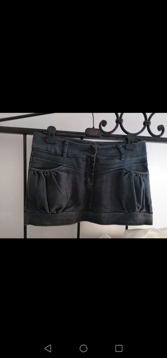 Gonna jeans a palloncino