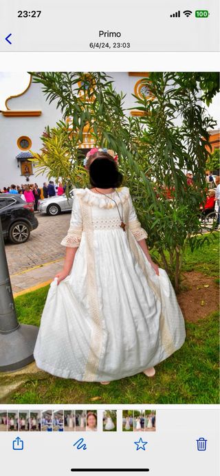 Vestido de Comunión niña.