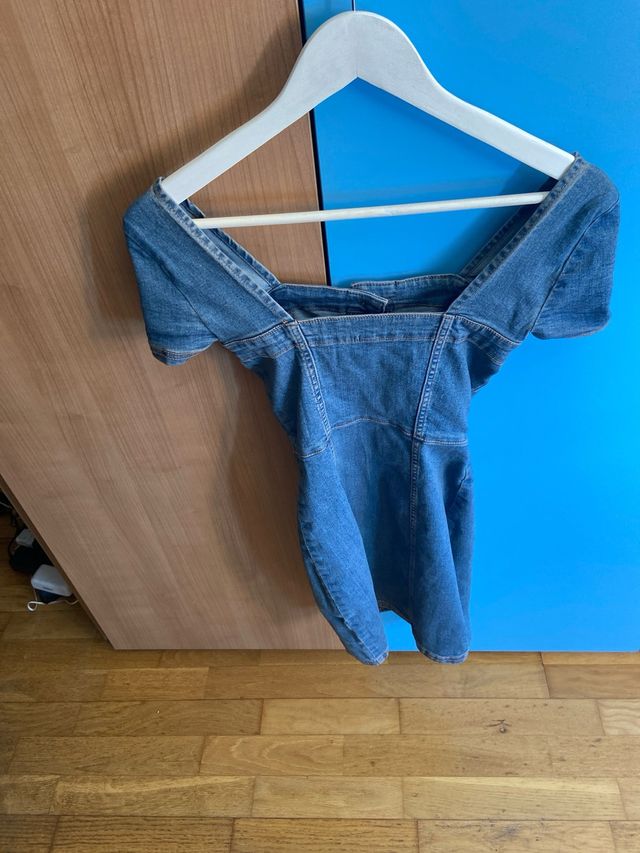 Vestido botones vaquero