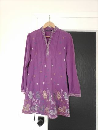 Túnica o vestido.