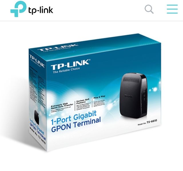 GPON Terminal Tp-Link