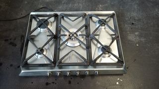 Piano cottura 5 fuochi smeg acciaio inox e ghisa