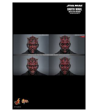 Hot Toys MMS749 Star Wars Darth Maul with Speeder