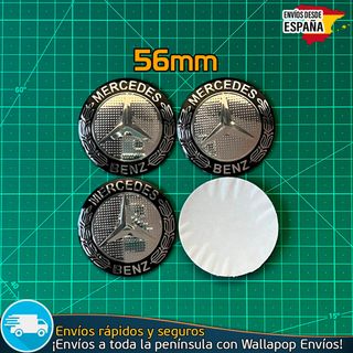 X4 Emblemas Mercedes Benz 56mm Pegatinas Tapacubos