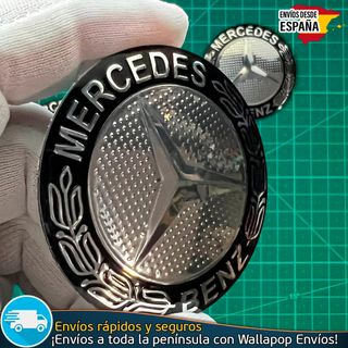 X4 Emblemas Mercedes Benz 56mm Pegatinas Tapacubos