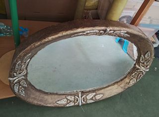 Espejo pared - ovalado - vintage