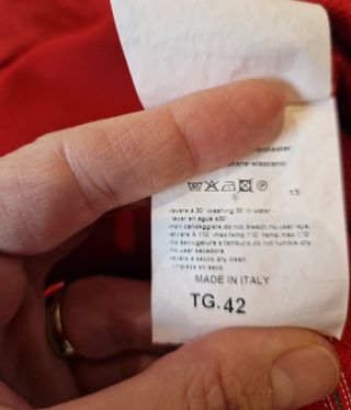 Sandro Ferrone Roma - abito rosso con cerniera