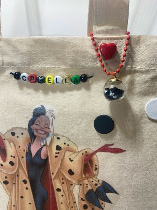 Tote bag cruella devil handmade