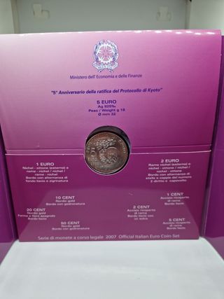Italia Monete divisionale 2007 argento 