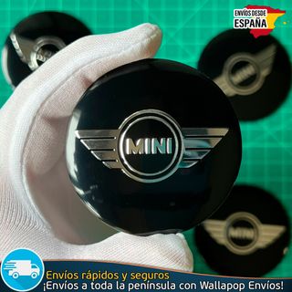 X4 Emblemas Mini Cooper 56mm Pegatinas Tapacubos