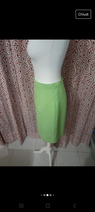 Gonna tailleur sartoriale vintage '90