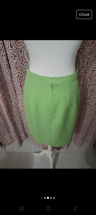 Gonna tailleur sartoriale vintage '90