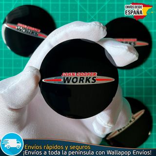 X4 Emblemas Mini Cooper 56mm Pegatinas Tapacubos