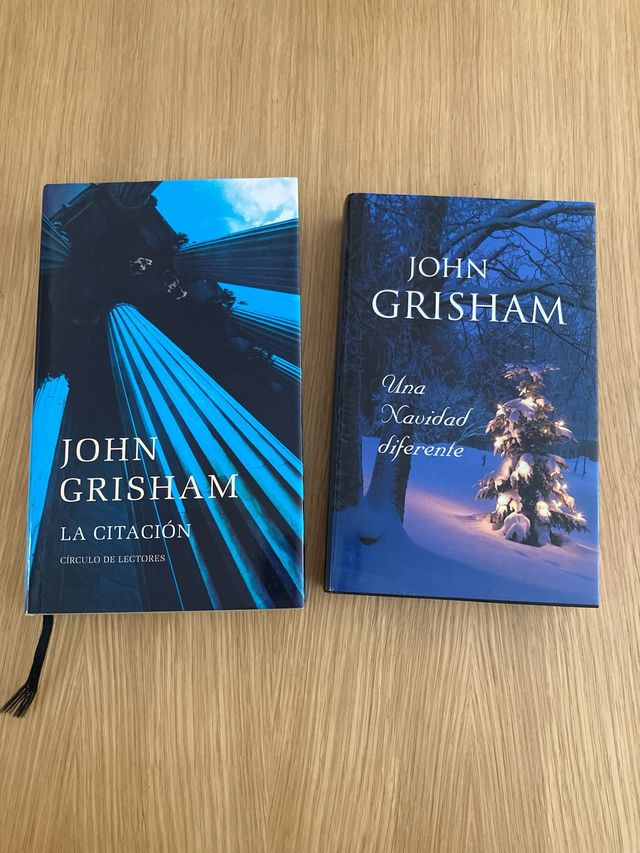2 novelas de John Grisham.