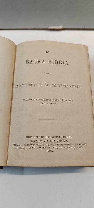 Bibbia del 1903🌈
