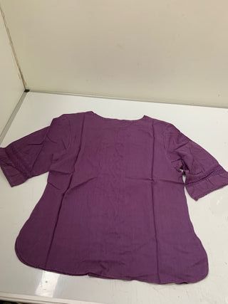 Blusa de manga corta con cordones "Valeria" 2037