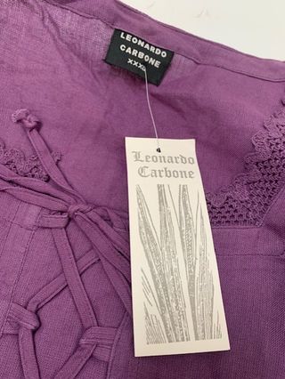 Blusa de manga corta con cordones "Valeria" 2037