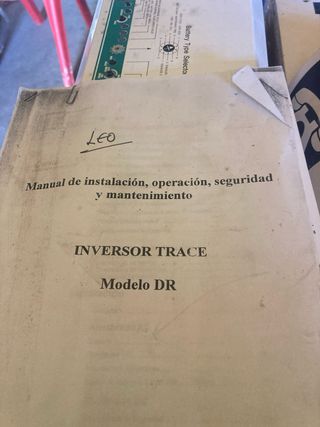 Inversor Trace Modelo DR