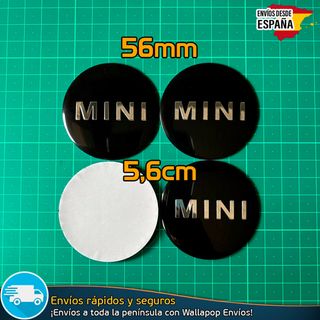 X4 Emblemas Mini Cooper 56mm Pegatinas Tapacubos