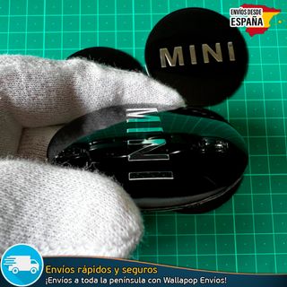 X4 Emblemas Mini Cooper 56mm Pegatinas Tapacubos
