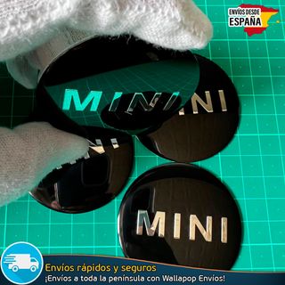 X4 Emblemas Mini Cooper 56mm Pegatinas Tapacubos