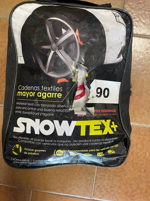 Cadena de nieve textil