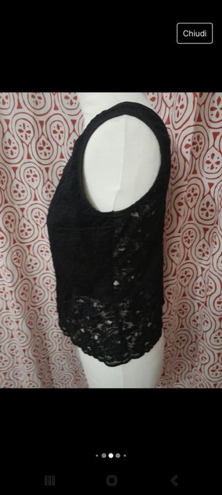 Top pizzo vintage '90 Lovable