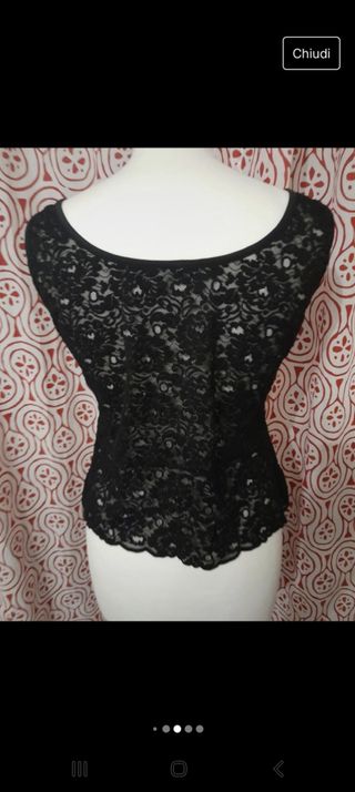 Top pizzo vintage '90 Lovable