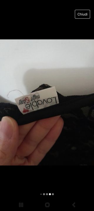 Top pizzo vintage '90 Lovable