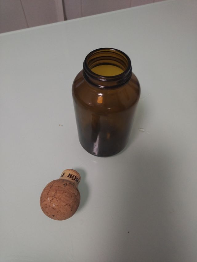 2 tarros Vintage de cristal Farmacia