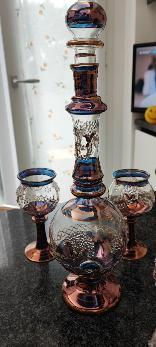 Set bicchieri arabeggiante vintage