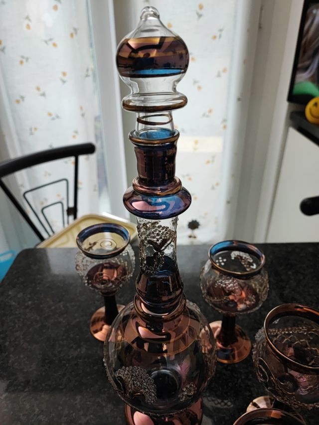 Set bicchieri arabeggiante vintage