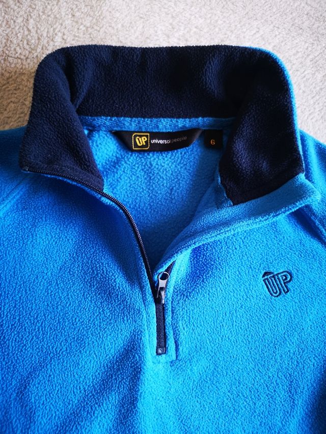 Forro polar niño niña de 5-6 años azul